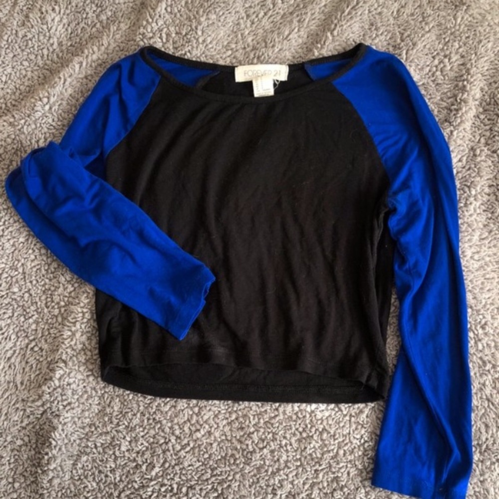 Cropped Baseball Tee